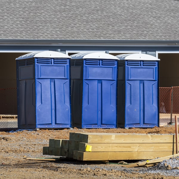 is there a specific order in which to place multiple porta potties in Linwood WI